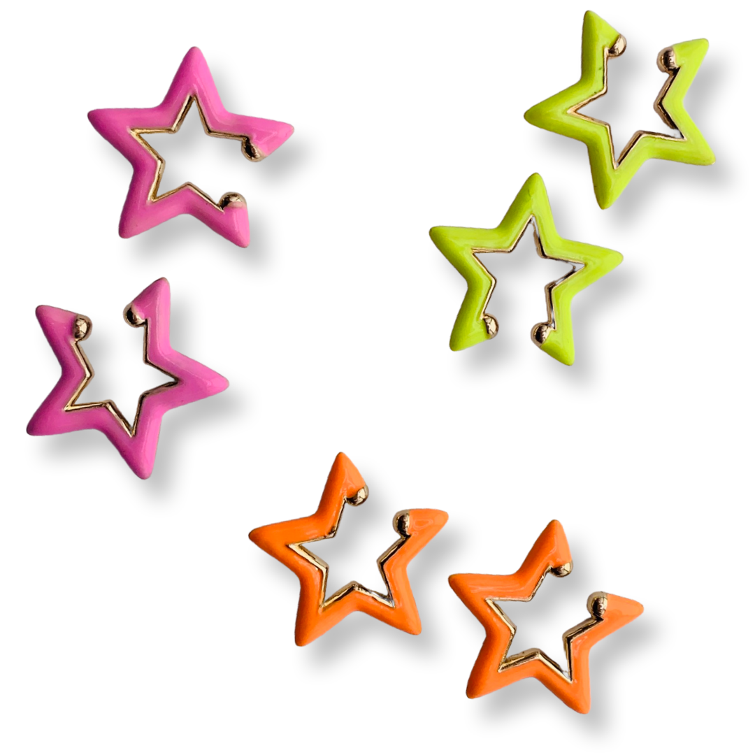 Earrings ESTRELA Pink