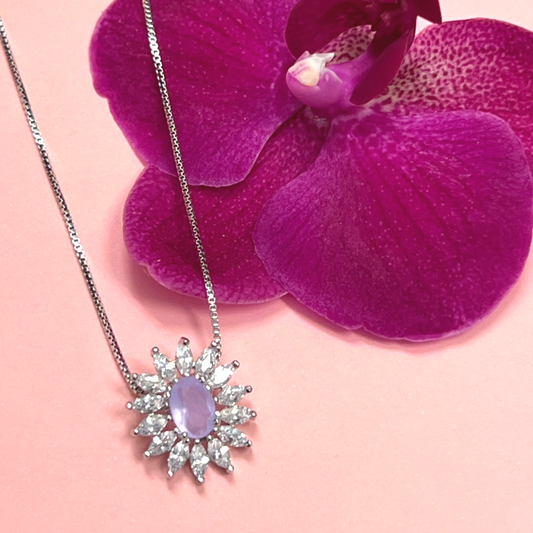Necklace Lilac Little Flower